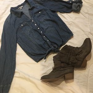 Denim shirt